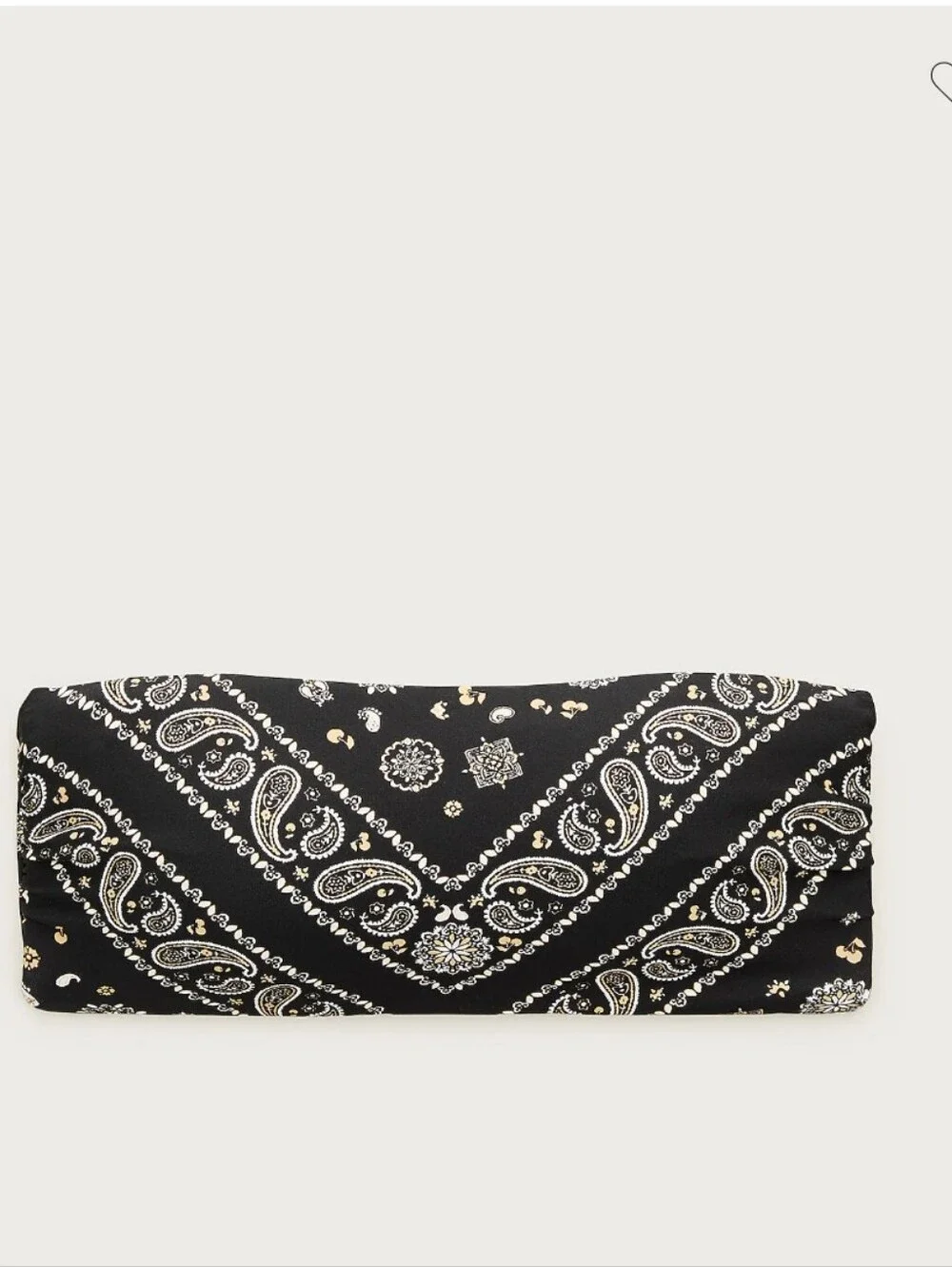 J Crew Bandeau bikini top in bandana-print Classic Sculpt™ CS579 Size M NEW